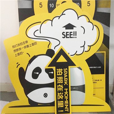 PVC välimine graveeritud reklaamtahvel